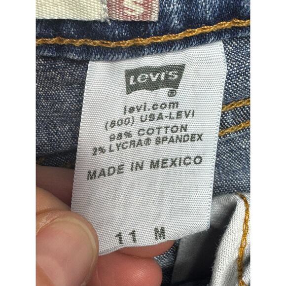 Levi's 519 Women's Low Rise Flare Leg Blue Denim Jeans - Sz 11M (32x25.5) *READ* - Picture 4 of 5